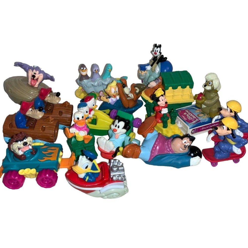 Disney and  Looney Tunes Restaurant Meal toys Minnie, Taz, Goofy and others